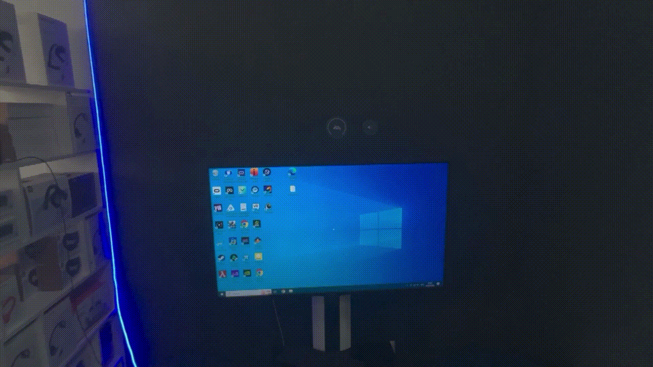 Сквозной просмотр Apple Vision Pro